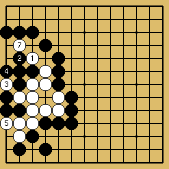 棋譜解説図（数字、記号入り）