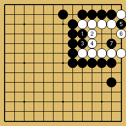 棋譜解説図（数字、記号入り）