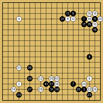 棋譜解説図（数字、記号入り）