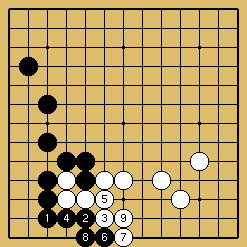 棋譜解説図（数字、記号入り）