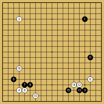 棋譜解説図（数字、記号入り）