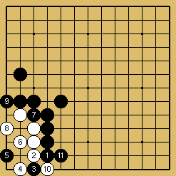 棋譜解説図（数字、記号入り）