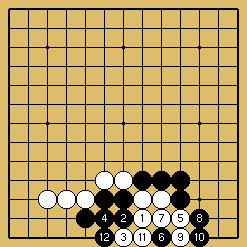 棋譜解説図（数字、記号入り）